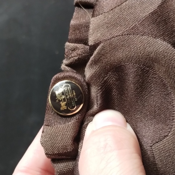 Coach boots brown coach C  with coach button - Picture 12 of 16